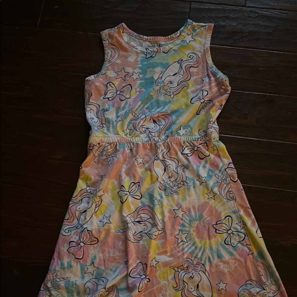 JoJo Siwa Pink and Blue Sleeveless Sundress